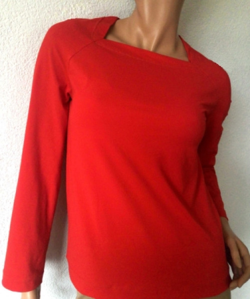 Art. 06-935 Raglanshirt mit eckigem Ausschnitt